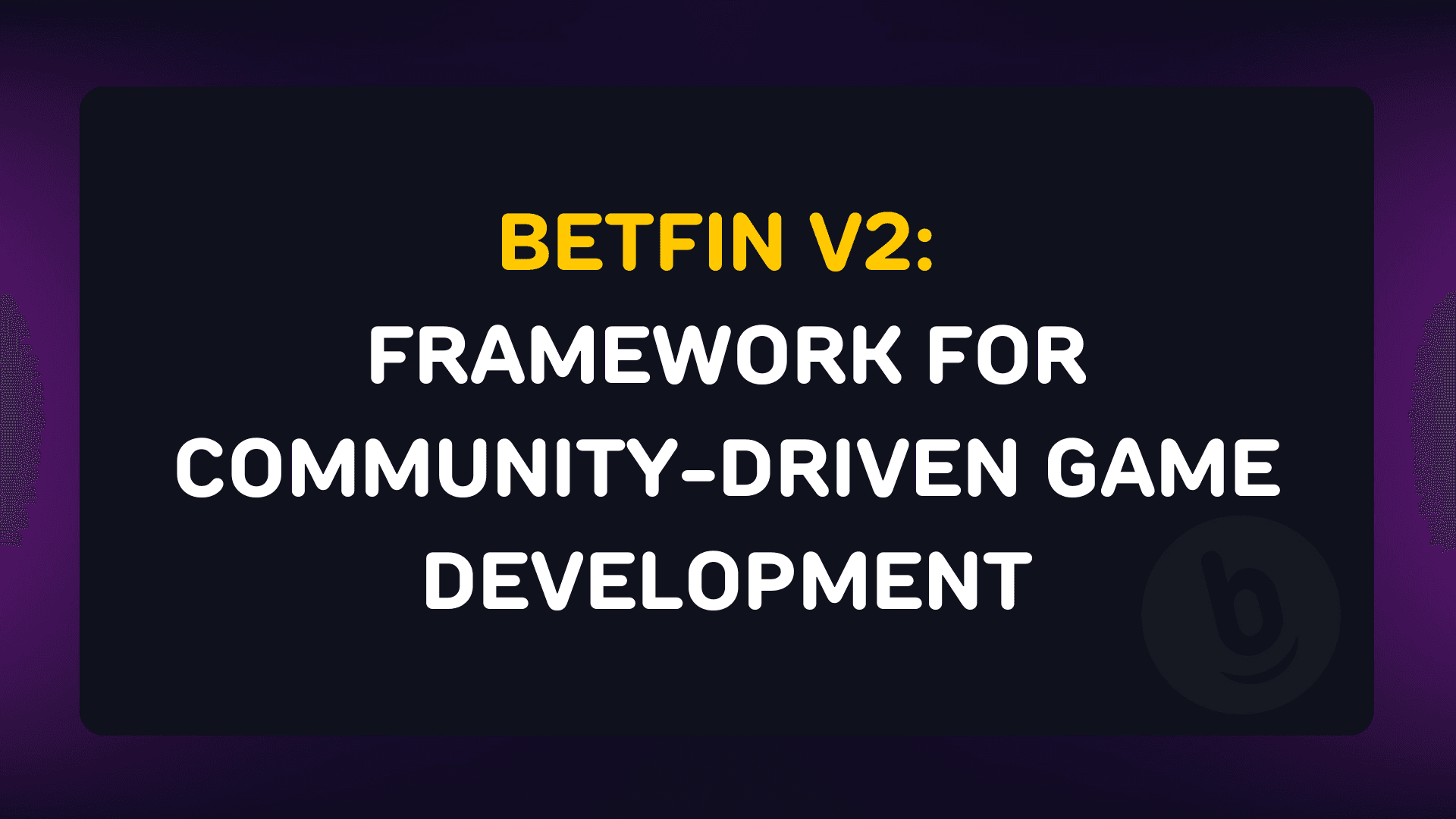 Framework pro tvorbu her komunitou